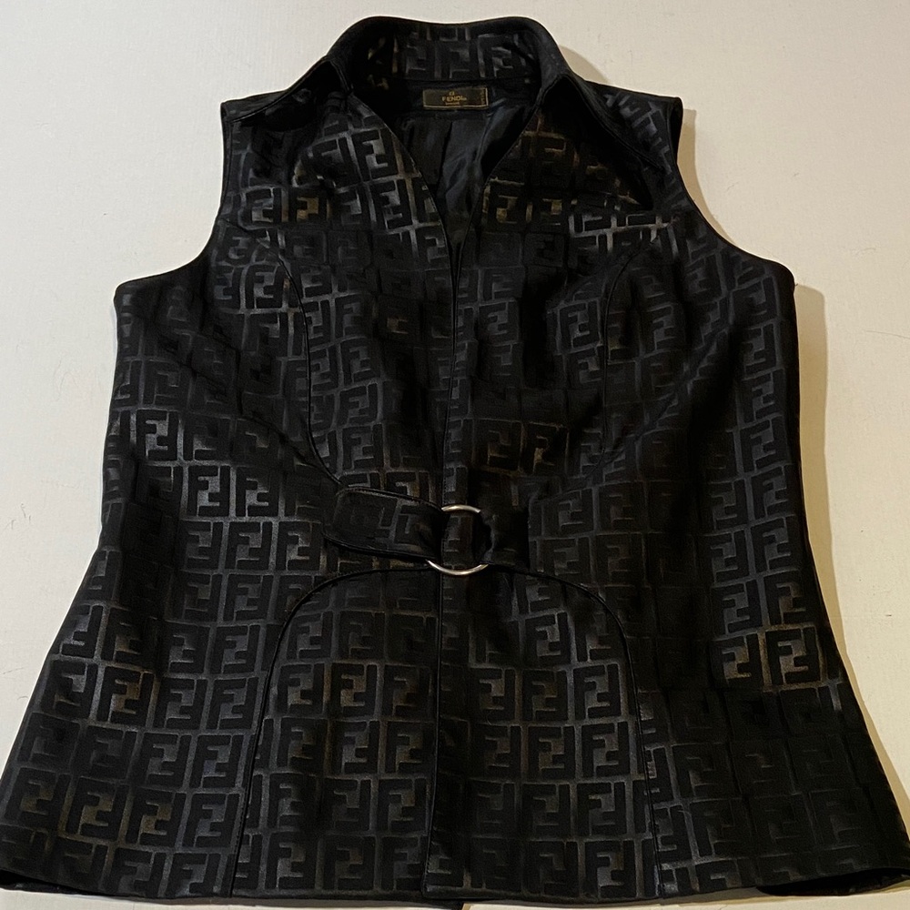 Fendi Zucca Black Vest